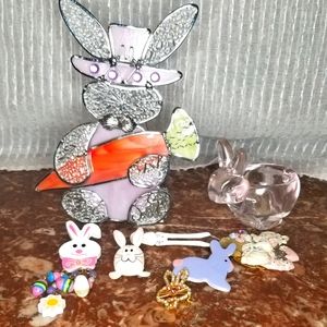 Stained Glass Easter Bunny Collection